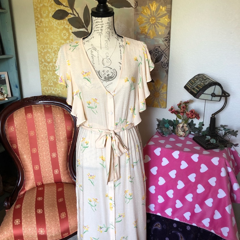 Lunik floral print dress